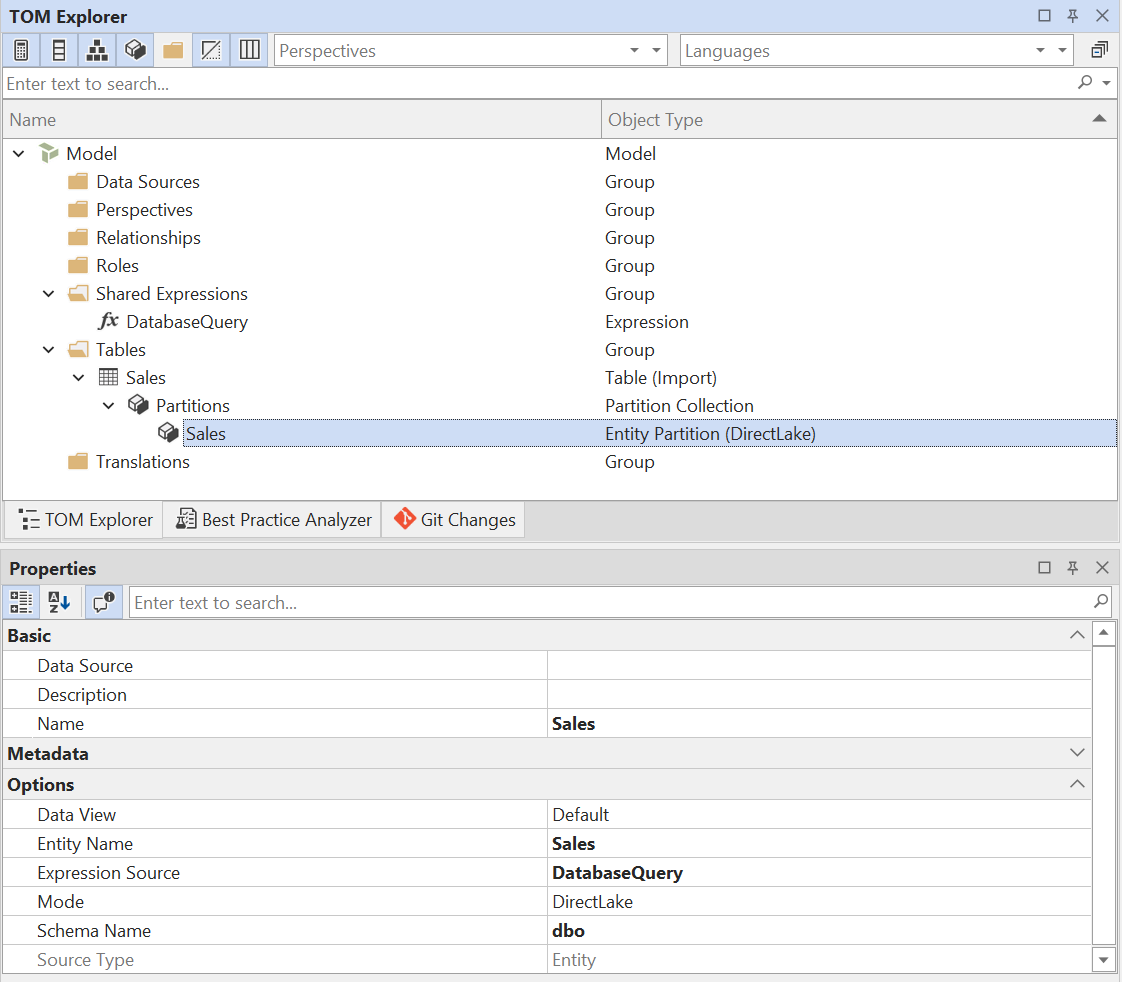 Configure Entity Partition